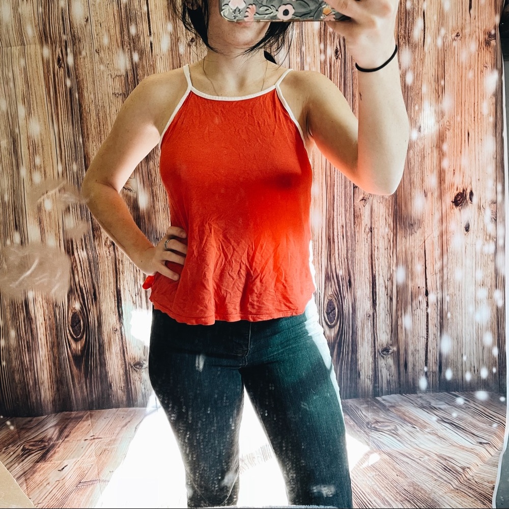 Cute pink tank top